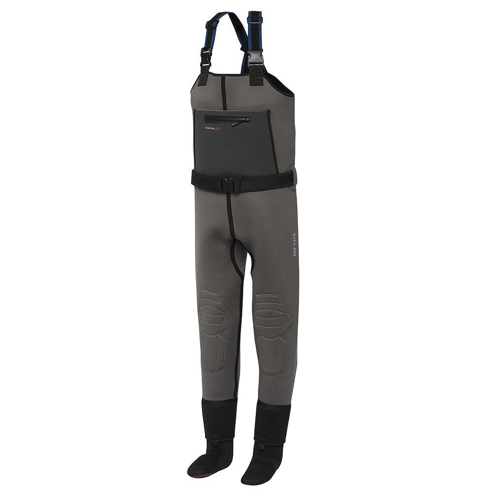 HELMSDALE NEO 4.5MM CHEST STOCKINGFOOT GREY/BL