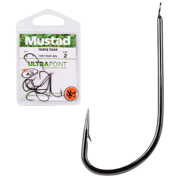 Mustad Carp Fishing Hooks 10pcs Eyed Great Boilies or Bait Presentation  Barbel