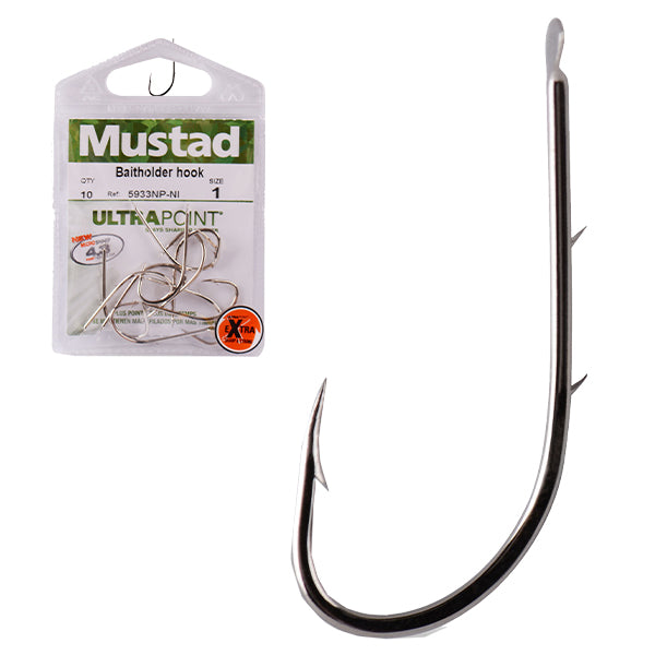 Mustad BBS Carp Fishing Hooks (25 hooks 5pks Lot) Size 6 CONTINENTAL  60552NP-TX